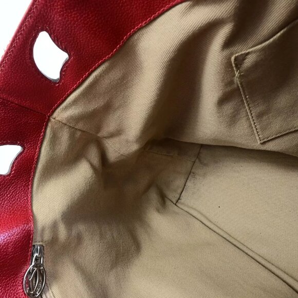 authenticity guaranteed CARTIER Logo Marcello Shoulder Tote Bag Canvas - Picture 10 of 16